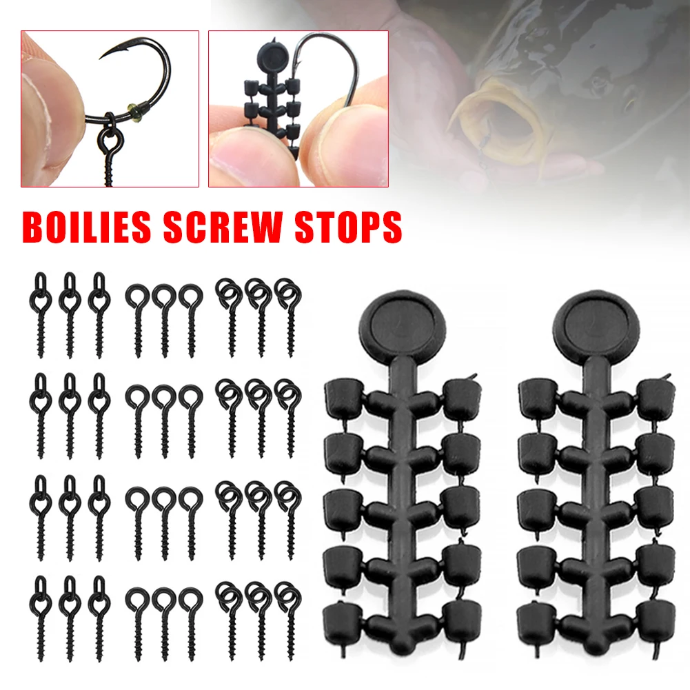 50pcs Carp Fishing Carp Fish Hook Carp Outdoor Fishing Tools Accessories Fish Hook Stopper Beads Boilies Bait Screws
50pcs Carp Fishing Carp Fish Hook Carp Outdoor Fishing Tools Accessories Fish Hook Stopper Beads Boilies Bait Screws