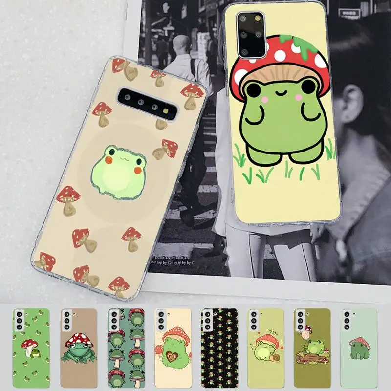 Mushroom frog Phone Case for Samsung S21 A10 for Redmi Note 7 9 for Huawei P30Pro Honor 8X 10i cover
Mushroom frog Phone Case for Samsung S21 A10 for Redmi Note 7 9 for Huawei P30Pro Honor 8X 10i cover