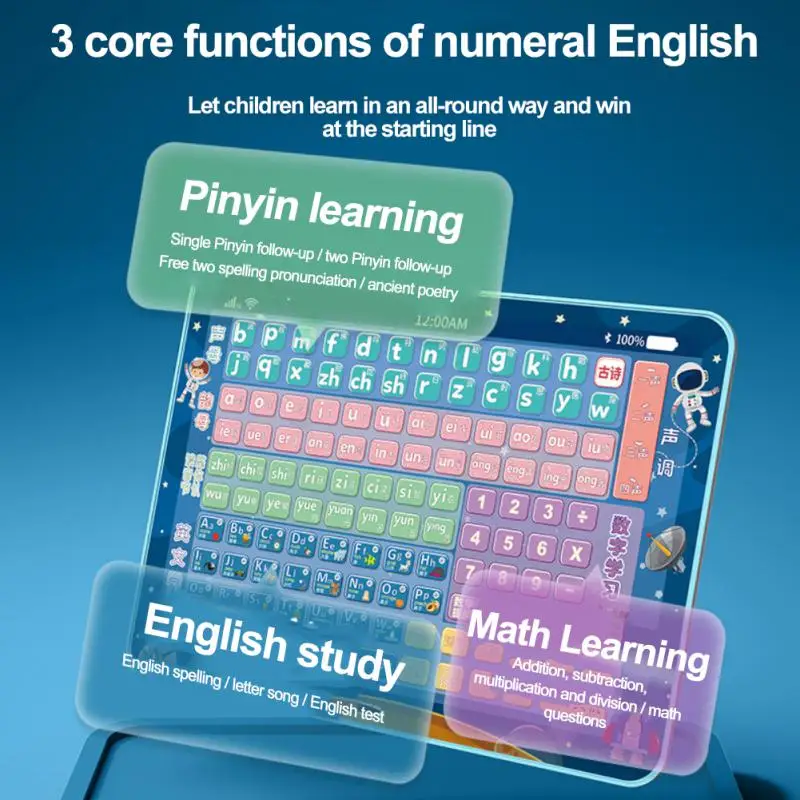 3 In 1 Learning Machine Children's Alphabet Pinyin Learning Reading Training Chinese English Math Study Kids Early Education
3 In 1 Learning Machine Children's Alphabet Pinyin Learning Reading Training Chinese English Math Study Kids Early Education