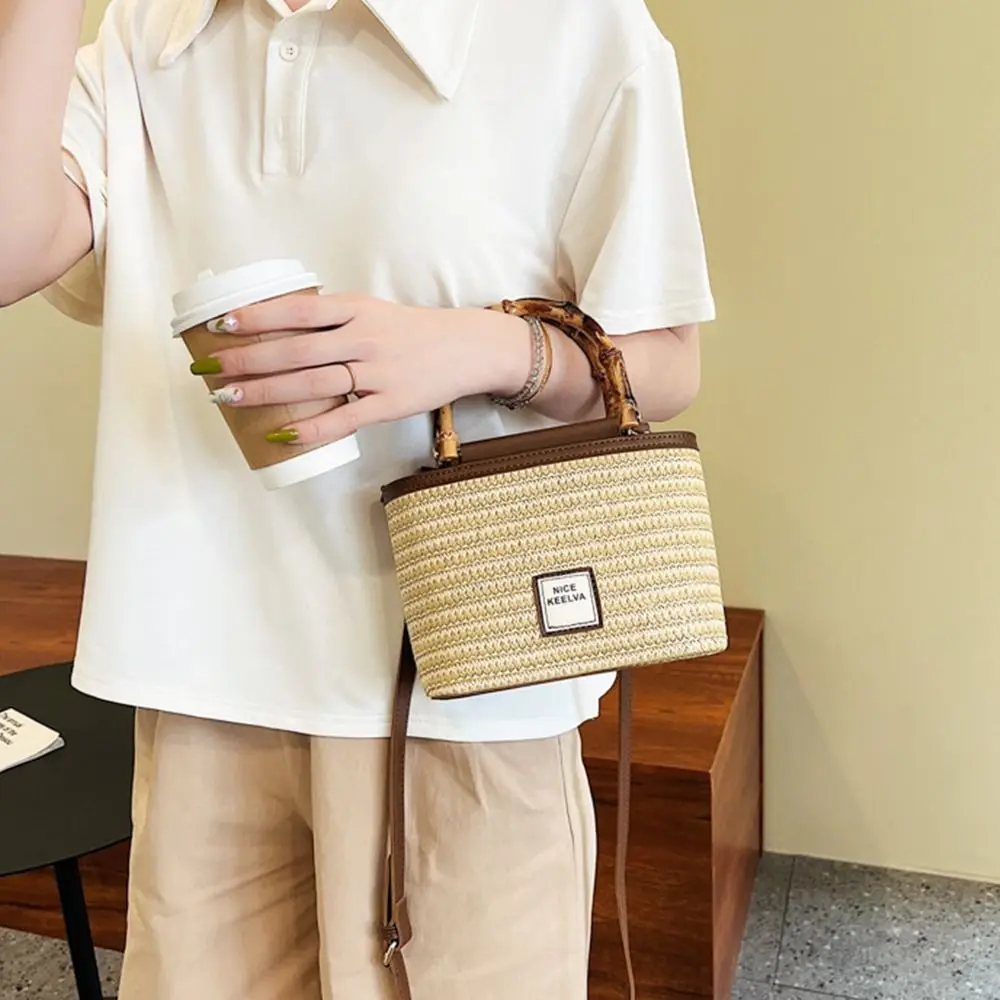Beach Bag Large Capacity Travel Bags Exquisite Handle Shoulder Bag Korean Style Bag Women Straw Bag Straw Woven Bag
Beach Bag Large Capacity Travel Bags Exquisite Handle Shoulder Bag Korean Style Bag Women Straw Bag Straw Woven Bag