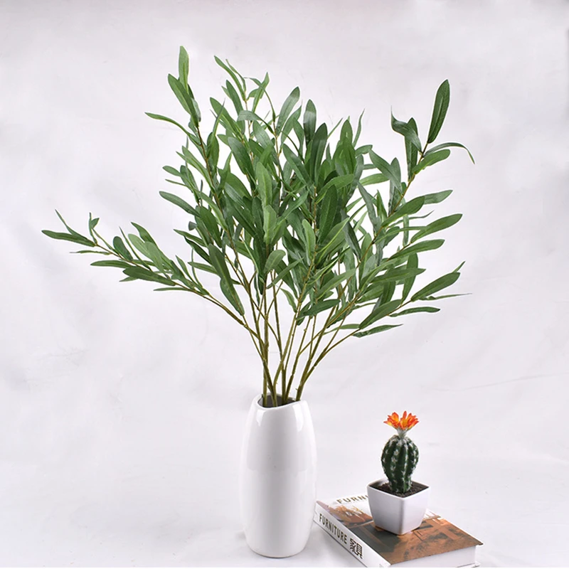 1Pc Artificial Olive Branch 96cm Faux Eucalyptus Plant Leaves Stem for Floral Arrangement Vase Bouquet Wedding Home Office Decor
1Pc Artificial Olive Branch 96cm Faux Eucalyptus Plant Leaves Stem for Floral Arrangement Vase Bouquet Wedding Home Office Decor