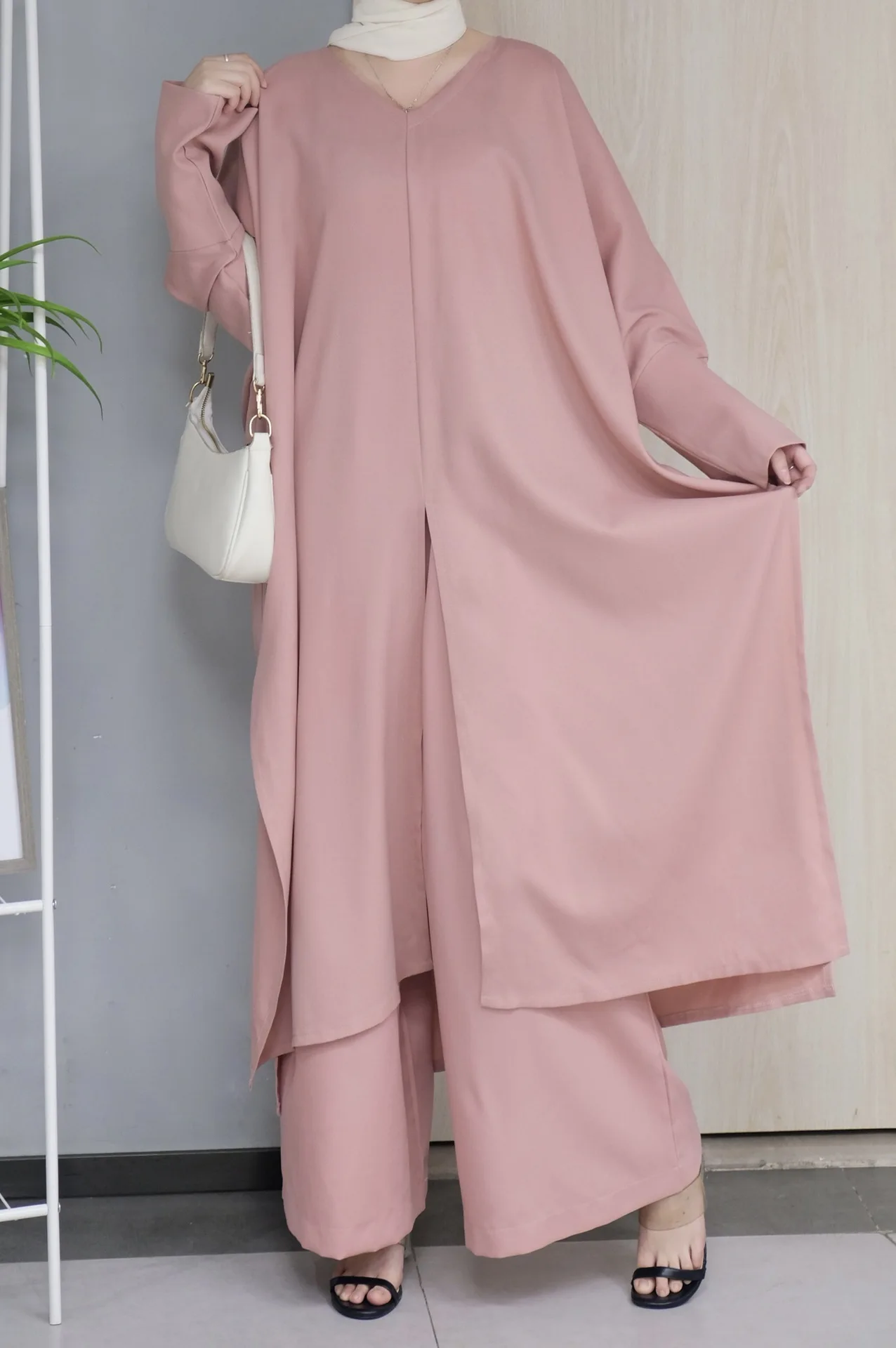 Eid Muslim Women Hijab Dress Prayer Garment Jilbab Abaya Khimar Ramadan Gown Abayas 2 Piece Pant Set Hijab Islamic Clothes Niqab
Eid Muslim Women Hijab Dress Prayer Garment Jilbab Abaya Khimar Ramadan Gown Abayas 2 Piece Pant Set Hijab Islamic Clothes Niqab