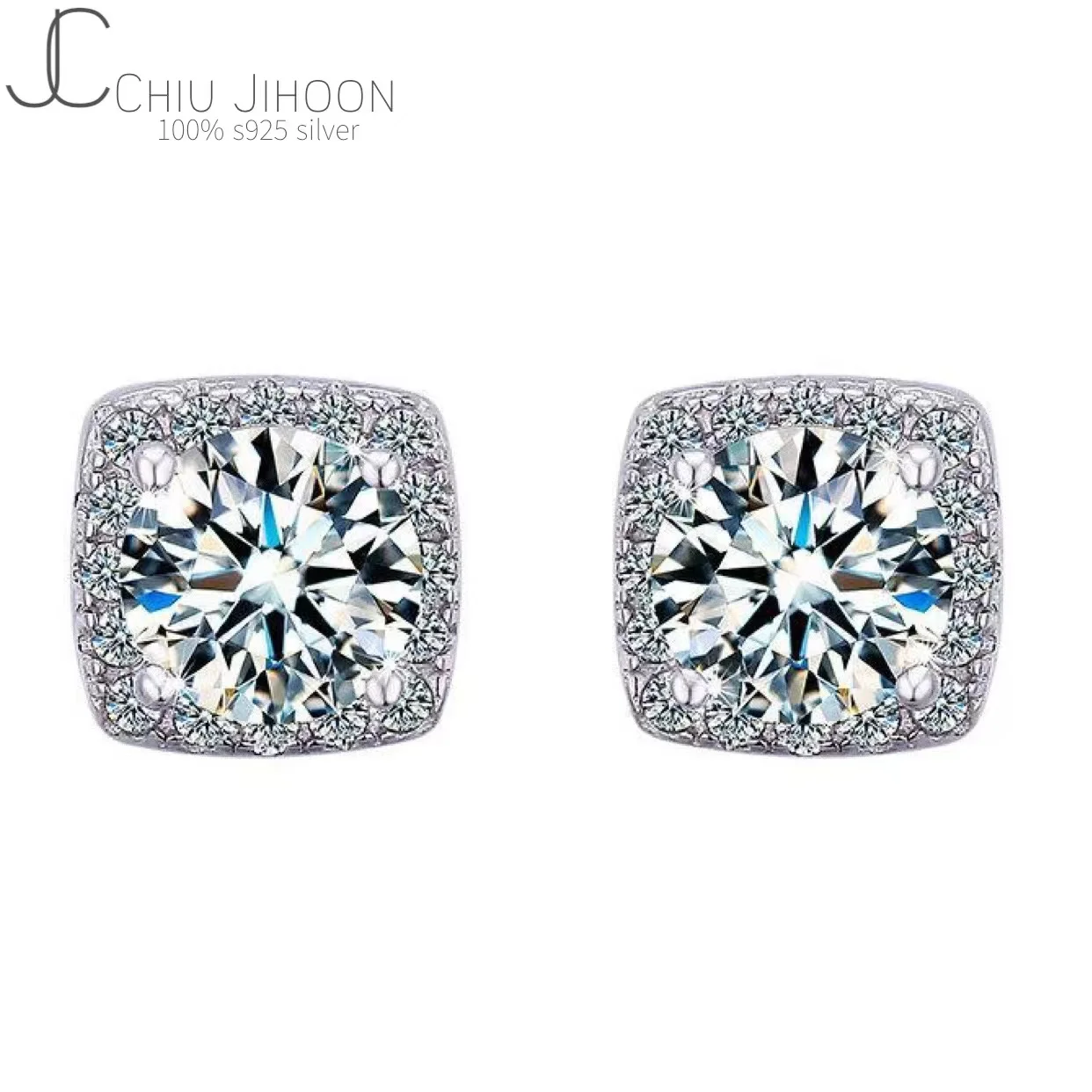 Real 0.5-2 Carat D Color Moissanite Stud Earrings For Women Top Quality 100% 925 Sterling Silver Sparkling Wedding Jewelry
Real 0.5-2 Carat D Color Moissanite Stud Earrings For Women Top Quality 100% 925 Sterling Silver Sparkling Wedding Jewelry
