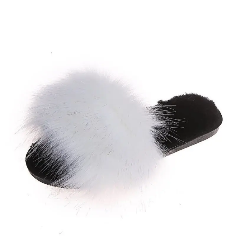 New Style Slippers Women's Autumn Net Red Fox Hair Flip Flops Soft Soled Shoes Home Large Size with Mao Sandals
New Style Slippers Women's Autumn Net Red Fox Hair Flip Flops Soft Soled Shoes Home Large Size with Mao Sandals