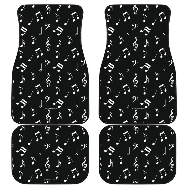 Musical Notes Design #1 (Black) Car Floor Mats Set (2 x Front, 2 x Back) - Great Gift For Musicians, Music Lovers, And Music Tea
Musical Notes Design #1 (Black) Car Floor Mats Set (2 x Front, 2 x Back) - Great Gift For Musicians, Music Lovers, And Music Tea