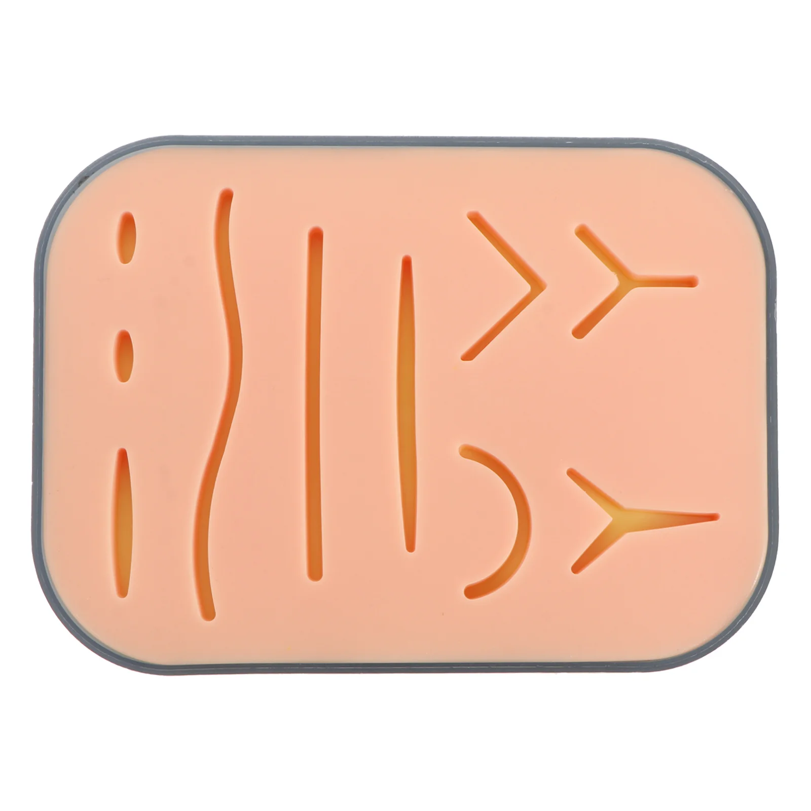 Silicone Skin Suture Training Pad Student Realistic Suture Training Supplies (Skin)
Silicone Skin Suture Training Pad Student Realistic Suture Training Supplies (Skin)
