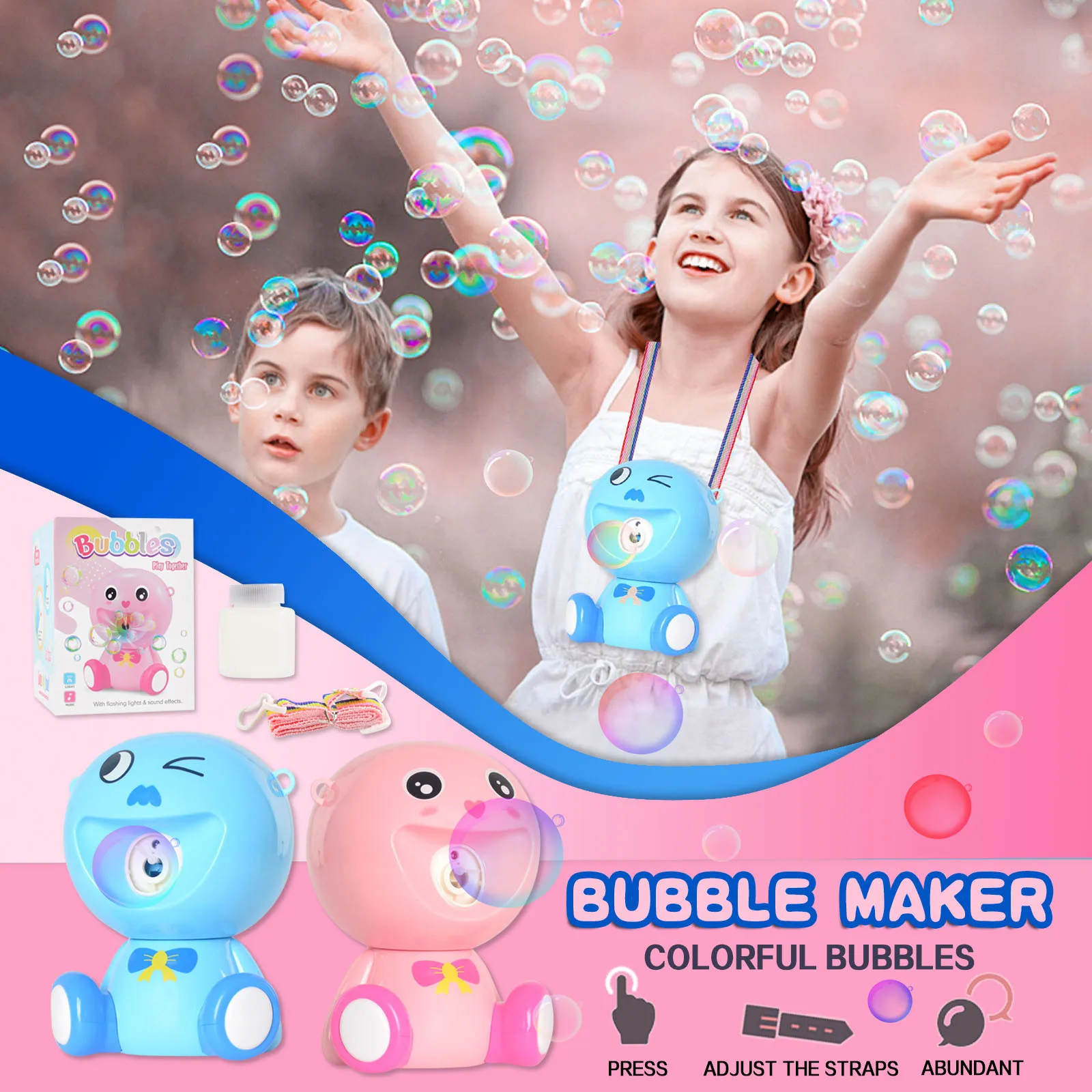 Воздуходувка для детей ясельного возраста с музыкальной машинкой, автоматическая машинка, игрушки, свадебные пузырьки, 200 штук, подарки на д...
Воздуходувка для детей ясельного возраста с музыкальной машинкой, автоматическая машинка, игрушки, свадебные пузырьки, 200 штук, подарки на д...