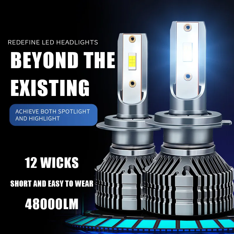 H7 Led Headlight 3570 CSP Chips H1 H3 H4 H11 H8 H9 9005 Hb3 9006 Hb4 Led Bulbs 6000k 130W 48000LM Fog Light Lamps 12 Wicks
H7 Led Headlight 3570 CSP Chips H1 H3 H4 H11 H8 H9 9005 Hb3 9006 Hb4 Led Bulbs 6000k 130W 48000LM Fog Light Lamps 12 Wicks