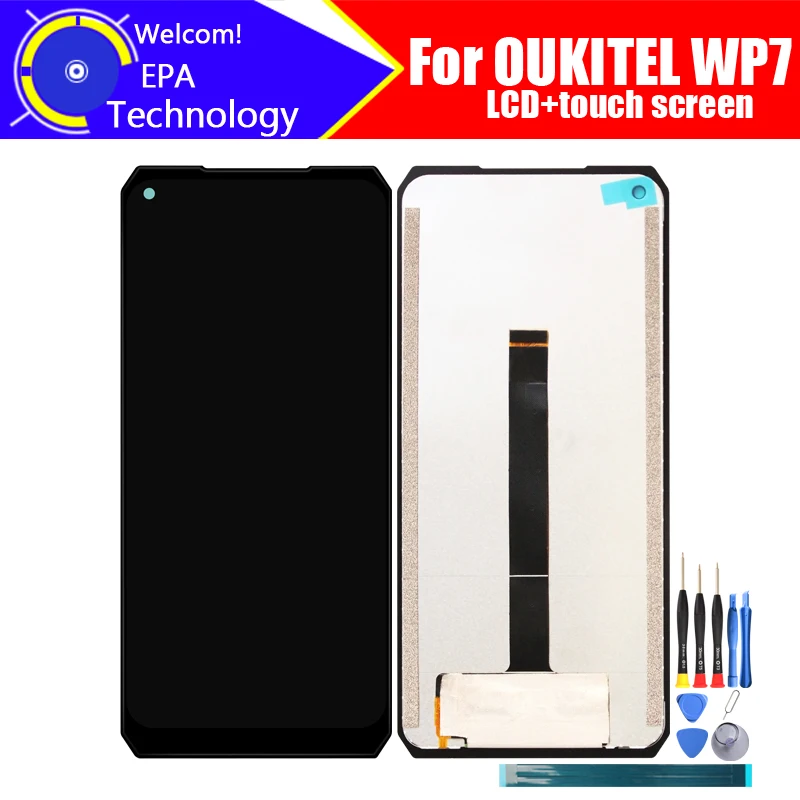 6.53 inch OUKITEL WP7 LCD Display+Touch Screen Digitizer Assembly 100% Original New LCD+Touch Digitizer for WP7+Tools
6.53 inch OUKITEL WP7 LCD Display+Touch Screen Digitizer Assembly 100% Original New LCD+Touch Digitizer for WP7+Tools