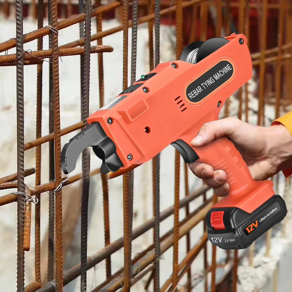 Rebar Tier Binding Machine 12V Automatic Handheld Rebar Tying Machine Cordless Wire Lithium Battery for Concrete Structure
Rebar Tier Binding Machine 12V Automatic Handheld Rebar Tying Machine Cordless Wire Lithium Battery for Concrete Structure
