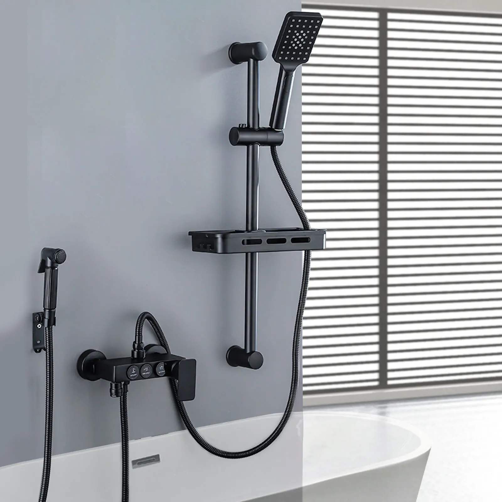 Simple Elegant Shower Set Faucet 3 Ways Compatible With Bathtub Shower Systems Brass Bathroom Faucets For Bathe Simple Mixer Tap
Simple Elegant Shower Set Faucet 3 Ways Compatible With Bathtub Shower Systems Brass Bathroom Faucets For Bathe Simple Mixer Tap