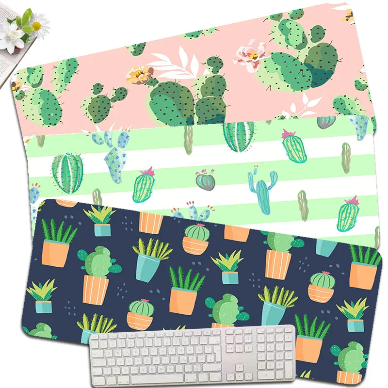 Cartoon Art Summer Cactus 90x40cm Big Office Student Gaming Thickened Large Writing Pad Non-slip Cushion Mouse Pad
Cartoon Art Summer Cactus 90x40cm Big Office Student Gaming Thickened Large Writing Pad Non-slip Cushion Mouse Pad