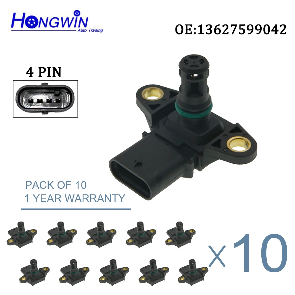 10PCS Intake Pressure MAP Sensor 13627599042 A2C53358214 7599042-01 For BMW 1 335 535 535 650 740 750 760 ALPINA X5 X6 Z4 AS416
10PCS Intake Pressure MAP Sensor 13627599042 A2C53358214 7599042-01 For BMW 1 335 535 535 650 740 750 760 ALPINA X5 X6 Z4 AS416