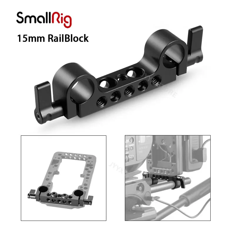 SmallRig Super Light weight 15mm Railblock with 1/4"-20 Standard Thread for Camera Cage 15mm Dslr Camera Rig
SmallRig Super Light weight 15mm Railblock with 1/4"-20 Standard Thread for Camera Cage 15mm Dslr Camera Rig