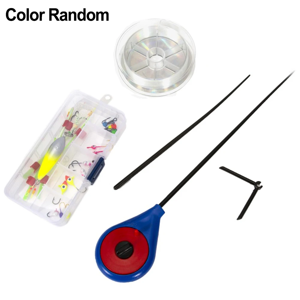 Set Ice Fishing Package Lightweight Line Part Plastic+Metal Portable Coil Hooks Ice Fishing Rod Winter Outdoors
Set Ice Fishing Package Lightweight Line Part Plastic+Metal Portable Coil Hooks Ice Fishing Rod Winter Outdoors