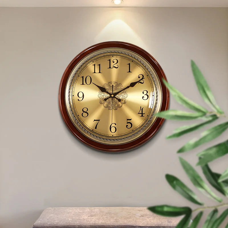 Luxury Wood Wall Clock Metal Retro Nordic American Style Gold Silent Wall Clocks Bedroom Shabby Chic Living Room Horloge Gift
Luxury Wood Wall Clock Metal Retro Nordic American Style Gold Silent Wall Clocks Bedroom Shabby Chic Living Room Horloge Gift