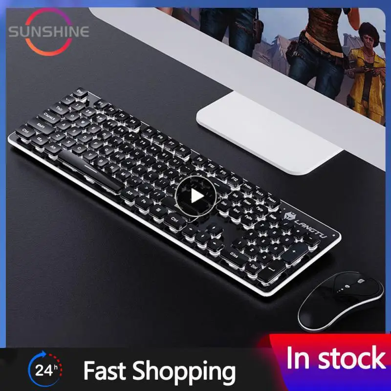 Backlit Wireless Keyboard Mouse Set Ergonomics Mute Game Keyboard Waterproof 1600dpi Office Mouse Laptop Accessories
Backlit Wireless Keyboard Mouse Set Ergonomics Mute Game Keyboard Waterproof 1600dpi Office Mouse Laptop Accessories