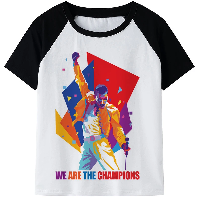 Freddie Mercury Queen Band футболка женская летняя Harajuku Винтажная Футболка Ullzang смешная с