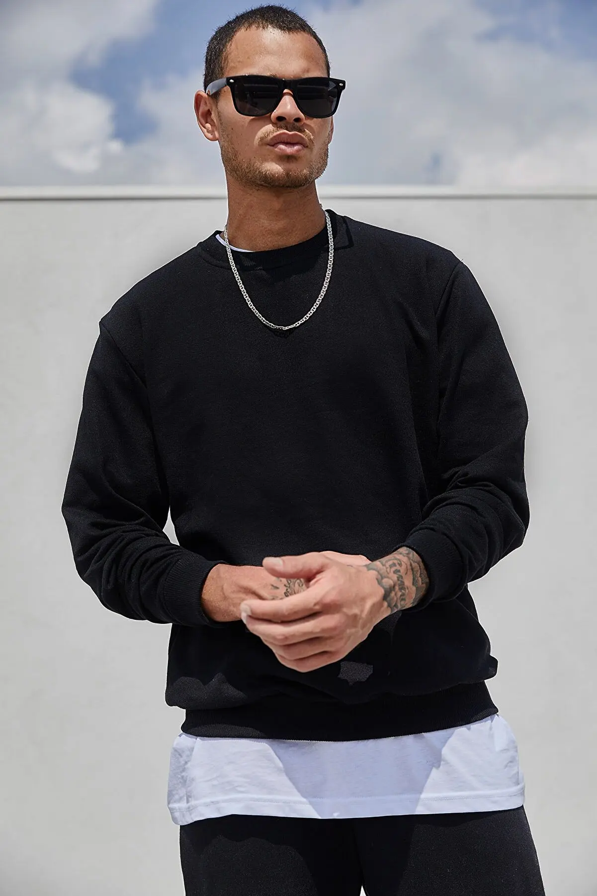 Black Men SLIM FIT Basic Sweatshirt Top Trend Fashion Sweatshirts For Men Streetwear 151047299
Black Men SLIM FIT Basic Sweatshirt Top Trend Fashion Sweatshirts For Men Streetwear 151047299