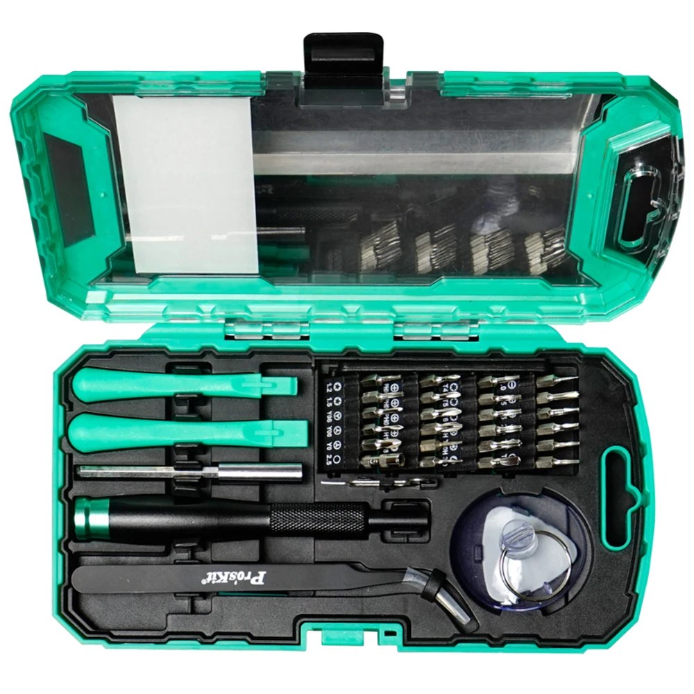 Pro'sKit Φ 32 в 1, набор многофункциональных отверток, точный инструмент для технического обслуживания Iphone, смартфонов, планшетов, IPad
Pro'sKit Φ 32 в 1, набор многофункциональных отверток, точный инструмент для технического обслуживания Iphone, смартфонов, планшетов, IPad