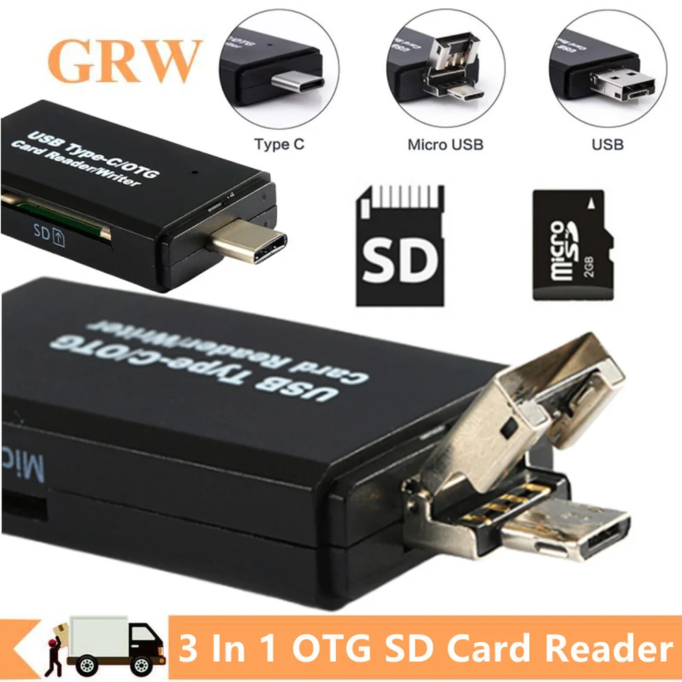 OTG Micro SD Card Reader Type C Card reader USB 2.0 Card Reader For USB Micro SD Adapter Flash Drive Smart Memory Card Reader
OTG Micro SD Card Reader Type C Card reader USB 2.0 Card Reader For USB Micro SD Adapter Flash Drive Smart Memory Card Reader