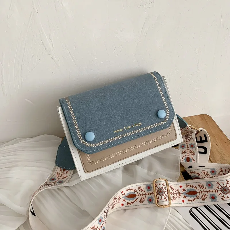 Fashion Nubuck PU Leather Flap Crossbody Bags for Women Summer Wide Strap Female Shoulder Bags Luxury Designer Handbag And Purse
Fashion Nubuck PU Leather Flap Crossbody Bags for Women Summer Wide Strap Female Shoulder Bags Luxury Designer Handbag And Purse