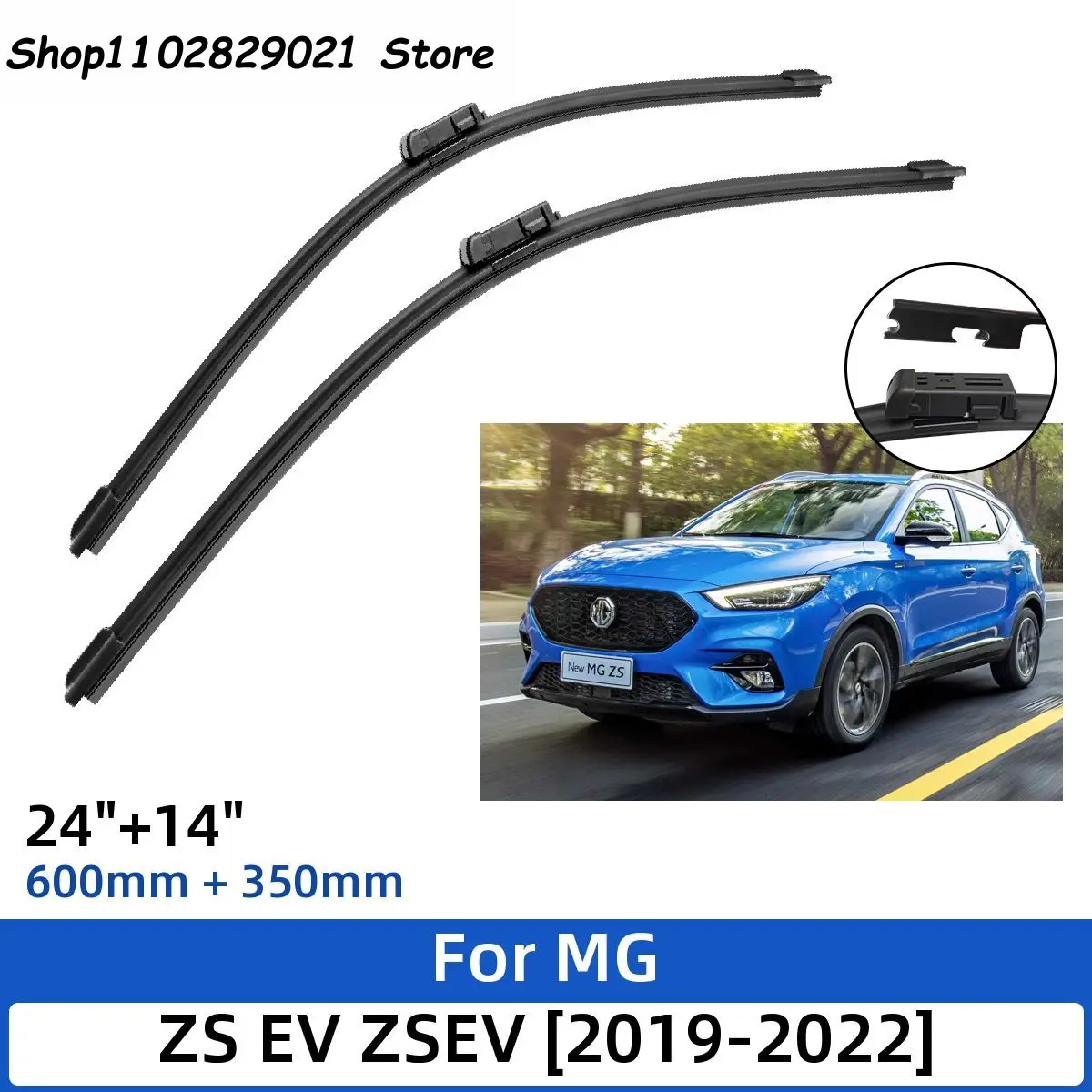 2PCS For MG ZS EV ZSEV 2019-2022 24"+14" Front Wiper Blades Windshield Windscreen Window Cutter Accessories 2019 2020 2021 2022
2PCS For MG ZS EV ZSEV 2019-2022 24"+14" Front Wiper Blades Windshield Windscreen Window Cutter Accessories 2019 2020 2021 2022