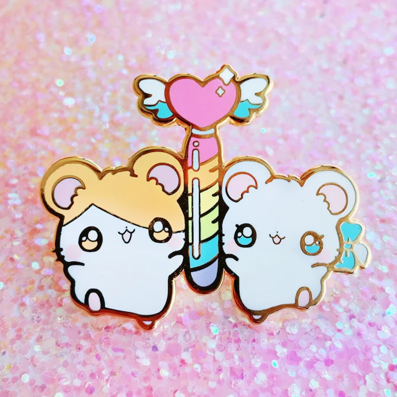 Anime Cute Hamster Hamtaro Ham-Ham Heartbreak Hard Enamel Pin Badge Brooch DIY Backpack Collar Pin Kawaii Party Jewelry Gift
Anime Cute Hamster Hamtaro Ham-Ham Heartbreak Hard Enamel Pin Badge Brooch DIY Backpack Collar Pin Kawaii Party Jewelry Gift