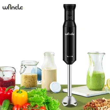 Wancle 6008S Immersion Hand Blender Trubo Function Multifunctional Baby Food Mixer Stick Blender 600W Pure Copper Motor