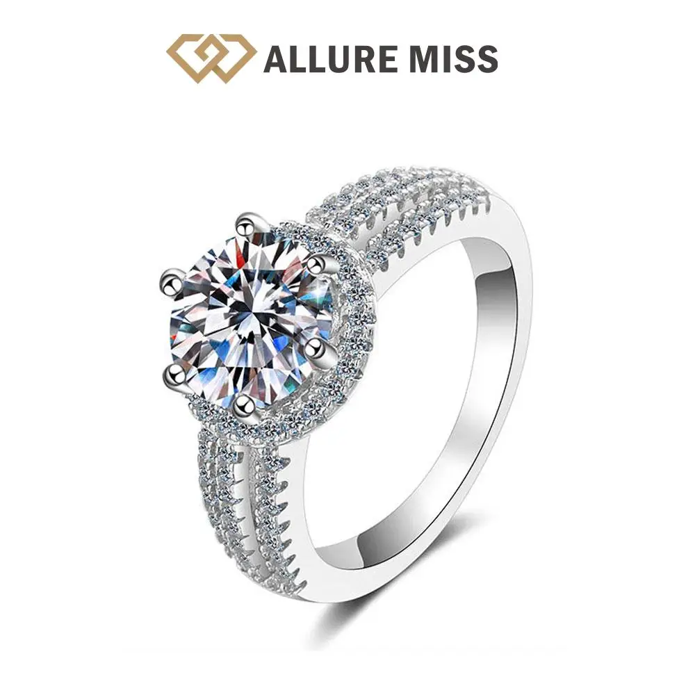 Passed Diamond Test GRA Certified Rings for Women TopQuality Simplicity Sterling Silver Moissanite Jewelry Round Brilliant Cut
Passed Diamond Test GRA Certified Rings for Women TopQuality Simplicity Sterling Silver Moissanite Jewelry Round Brilliant Cut