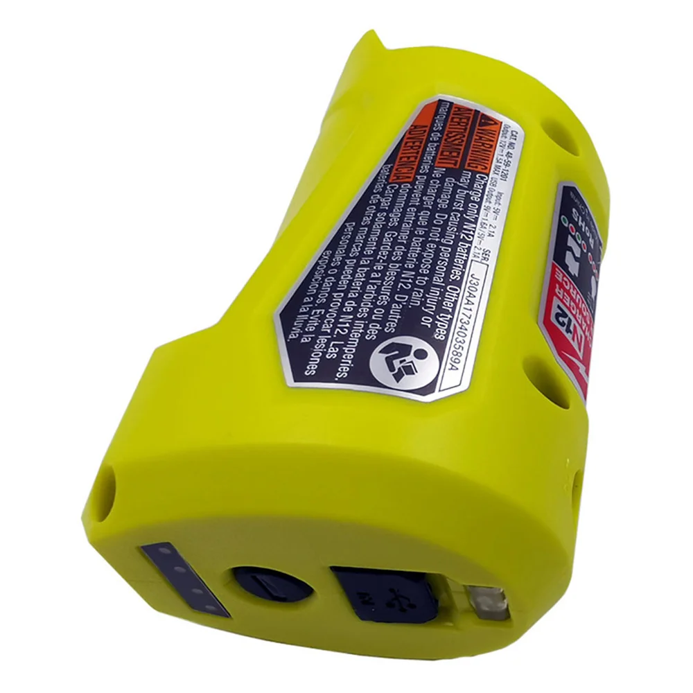 

Зарядное устройство N12 для литий-ионных батарей, конвертер для Milwaukeee M12 12 В, литий-ионная батарея, USB устройство питание для мобильного телефона B
