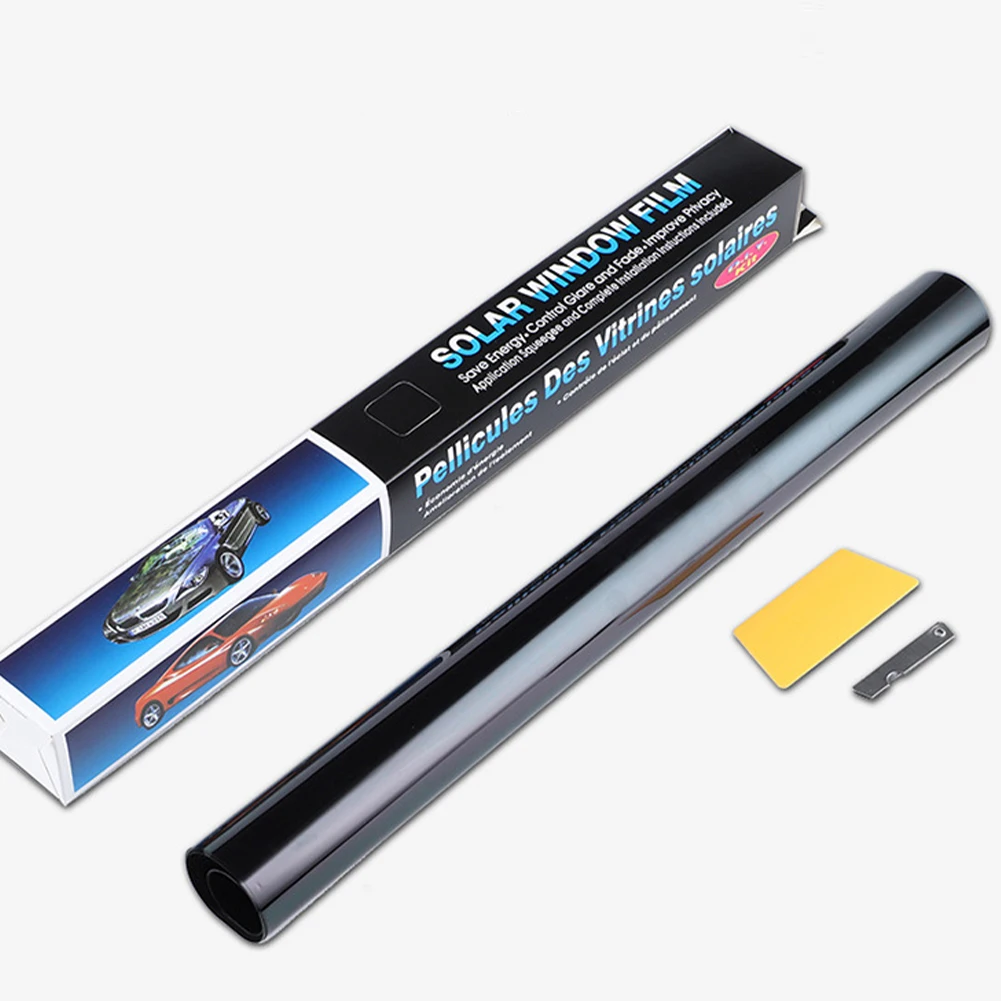 Auto Home Window Glass Restroom Summer Solar UV Protector Sticker Films Black Car Window Foils Tint Tinting Film Roll 50*300cm
Auto Home Window Glass Restroom Summer Solar UV Protector Sticker Films Black Car Window Foils Tint Tinting Film Roll 50*300cm