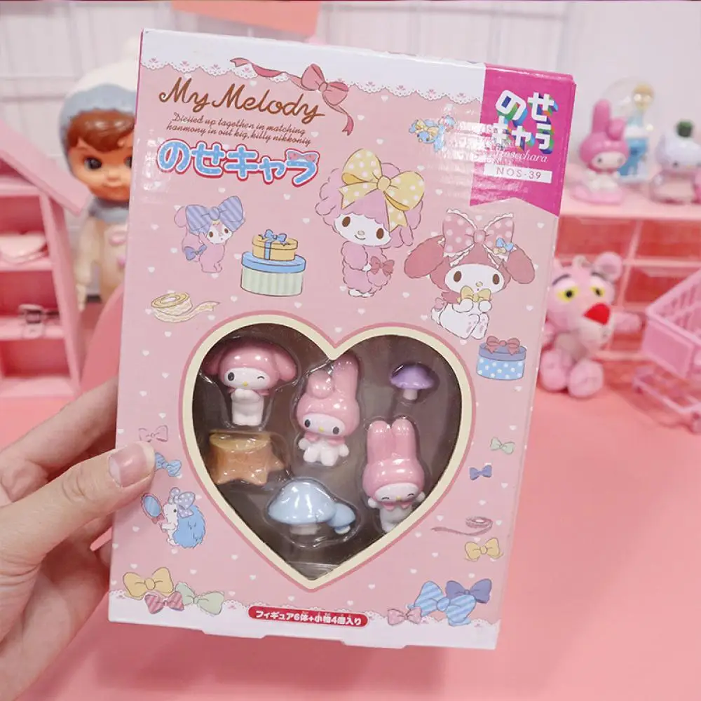 Sanrio Melody Little Twin Star Anime Figure Cartoon Model Kawaii Figurines Collection Cartoon Decoration Toys Gifts for Children
Sanrio Melody Little Twin Star Anime Figure Cartoon Model Kawaii Figurines Collection Cartoon Decoration Toys Gifts for Children