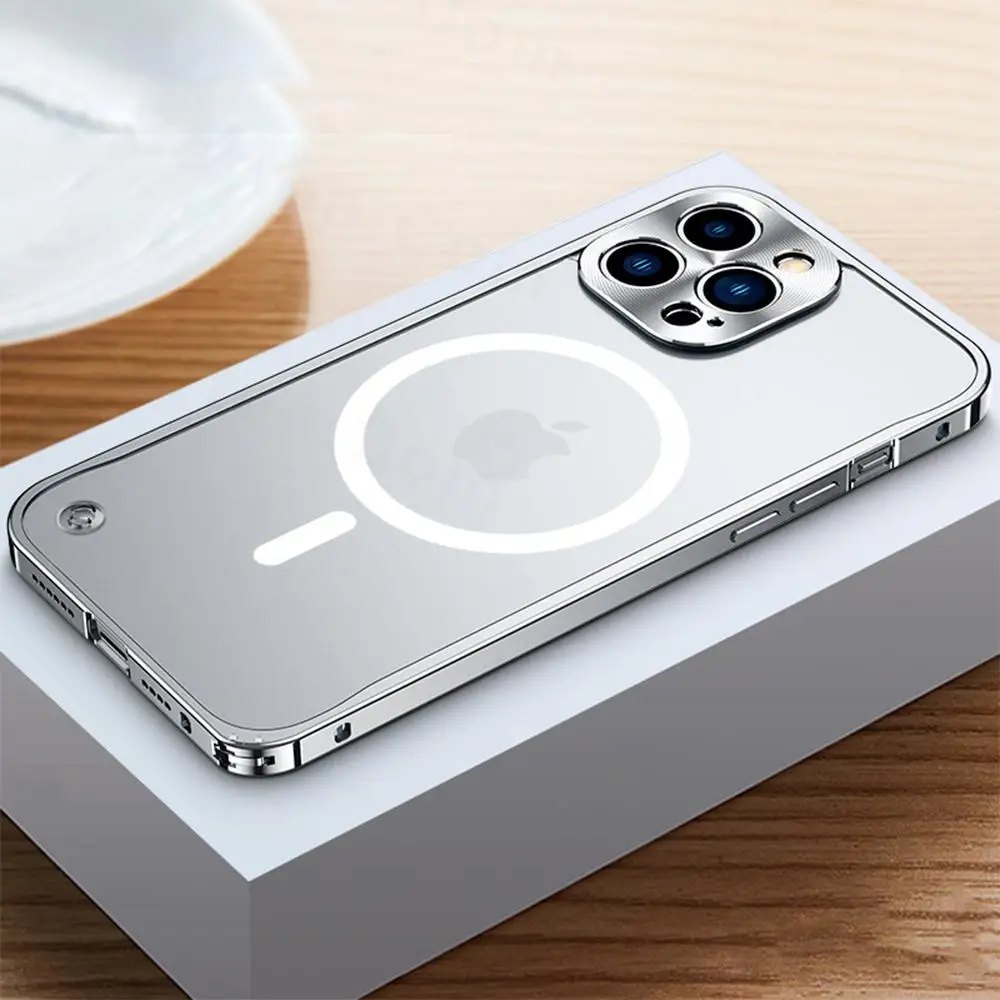 Aluminium Alloy Phone Case For iphone 13 12 11 Pro Max 13Pro 11 Cover Metal Cover Magnetic Wireless Charging Bumper Coque Capas
Aluminium Alloy Phone Case For iphone 13 12 11 Pro Max 13Pro 11 Cover Metal Cover Magnetic Wireless Charging Bumper Coque Capas