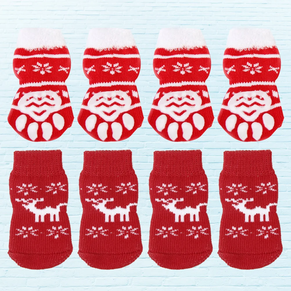 8pcs Christmas Warm Cotton Socks Christmas Themed Pet Dog Cat Non-Slip Socks Pet Socks Supplies Size Red Style 1 4
8pcs Christmas Warm Cotton Socks Christmas Themed Pet Dog Cat Non-Slip Socks Pet Socks Supplies Size Red Style 1 4