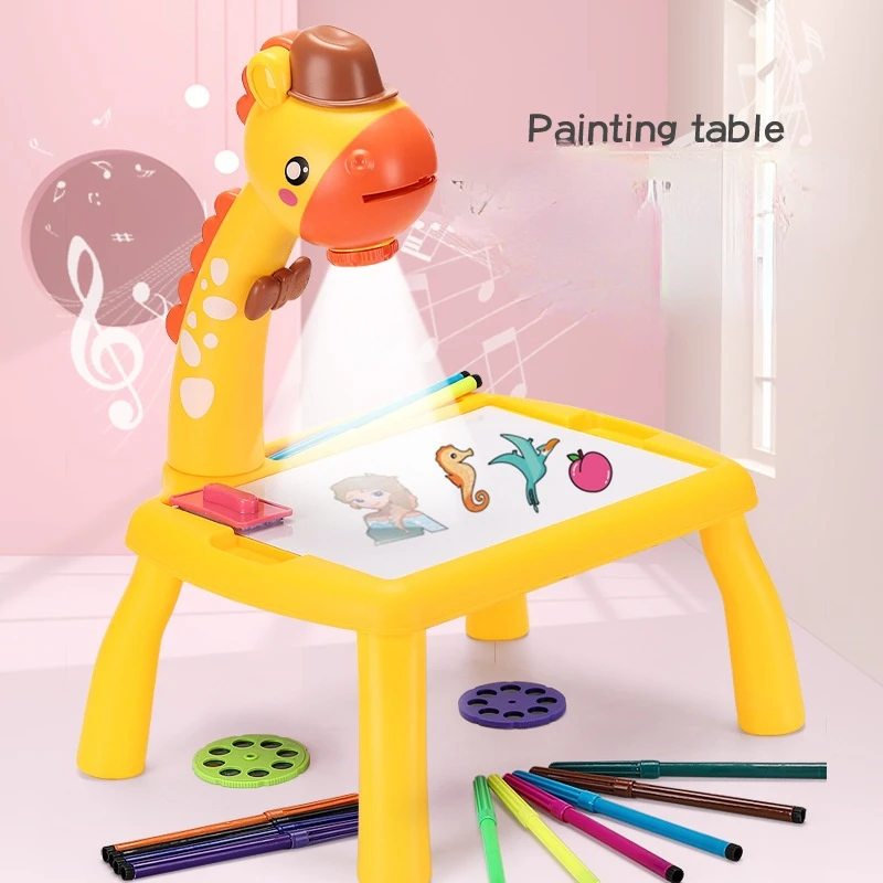 Projection Drawing Board Graffiti Board Baby Fun Multi-functional Dream Drawing Board Learning Table Educational Hot Toys 2022
Projection Drawing Board Graffiti Board Baby Fun Multi-functional Dream Drawing Board Learning Table Educational Hot Toys 2022
