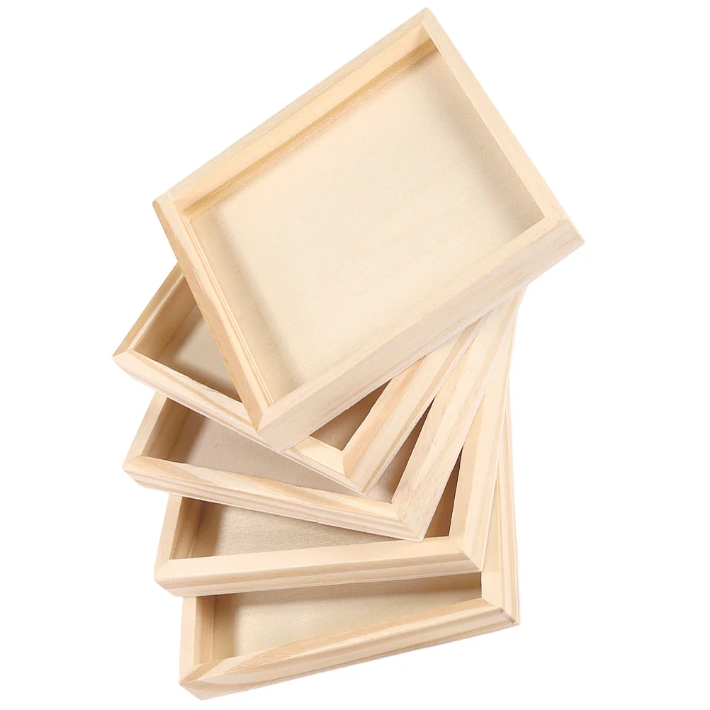 5 Pcs Wooden Nested Serving Trays Square Puzzle Storage 3d Puzzles Organizer Block Holder Unfinished Household Toy
5 Pcs Wooden Nested Serving Trays Square Puzzle Storage 3d Puzzles Organizer Block Holder Unfinished Household Toy
