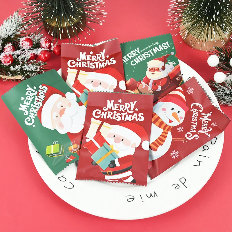 100pcs Marry Christmas Candy Baking Biscuit Package Sealed Bags Handmade Santa Claus Kids Holiday Happy New Year Party Decorting
100pcs Marry Christmas Candy Baking Biscuit Package Sealed Bags Handmade Santa Claus Kids Holiday Happy New Year Party Decorting