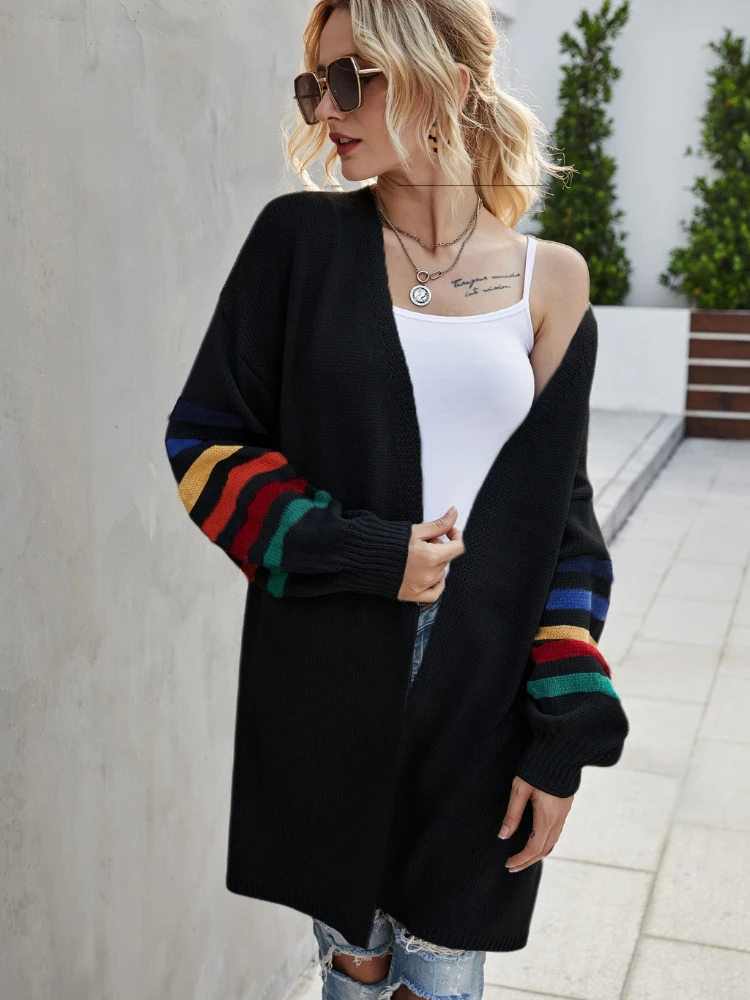 Autumn Clothes Sweater for Women Patchwork Loose Knit Sweater Jacket Sweater Long Sleeve Top Knitted Cardigan Streetwear Sweater
Autumn Clothes Sweater for Women Patchwork Loose Knit Sweater Jacket Sweater Long Sleeve Top Knitted Cardigan Streetwear Sweater