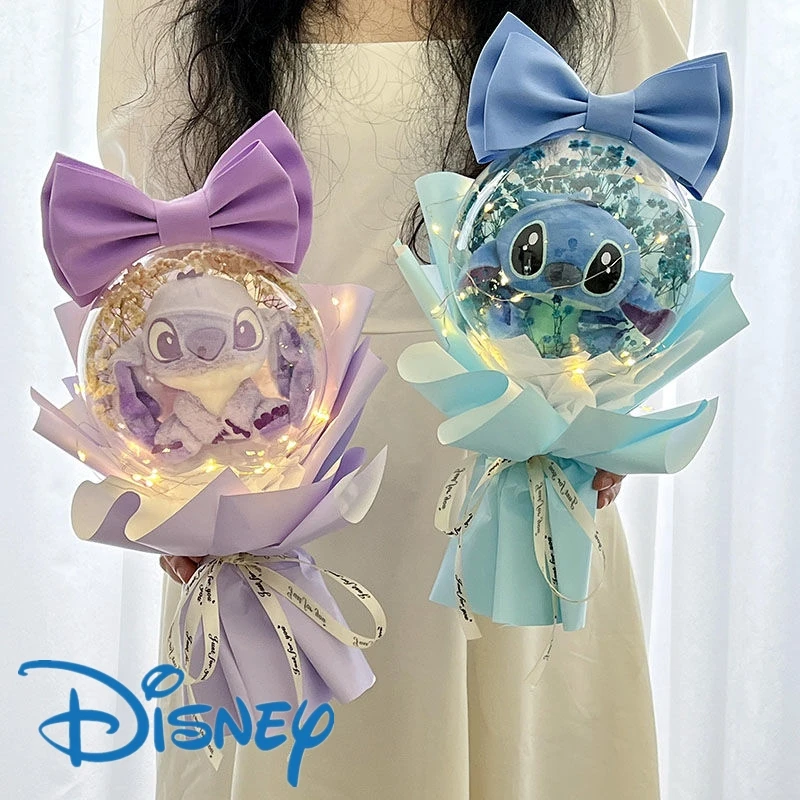 Kawaii Disney Anime Stitch Plush Flower Bouquet Cute Doll Birthday Gift Box Girl Valentine'S Day Creative Surprise Friend Gifts 
Kawaii Disney Anime Stitch Plush Flower Bouquet Cute Doll Birthday Gift Box Girl Valentine'S Day Creative Surprise Friend Gifts