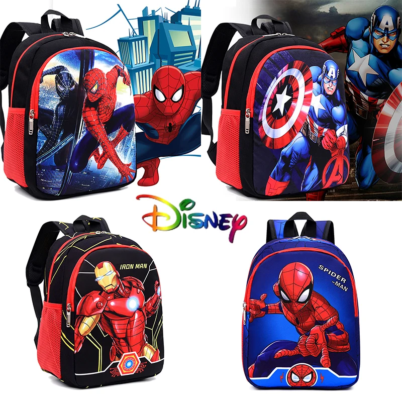 Disney Anime Spiderman Child School Bag Polyester Kindergarten School Bags Iron Man Backpack Marvel Captain America Backpack
Disney Anime Spiderman Child School Bag Polyester Kindergarten School Bags Iron Man Backpack Marvel Captain America Backpack