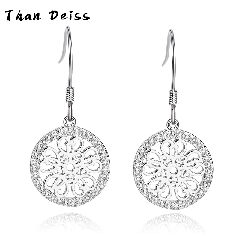 European And American Fashion Hollow Plum Flower Earrings S925 Sterling Silver Fashion Round Long Micro-set Earrings
European And American Fashion Hollow Plum Flower Earrings S925 Sterling Silver Fashion Round Long Micro-set Earrings