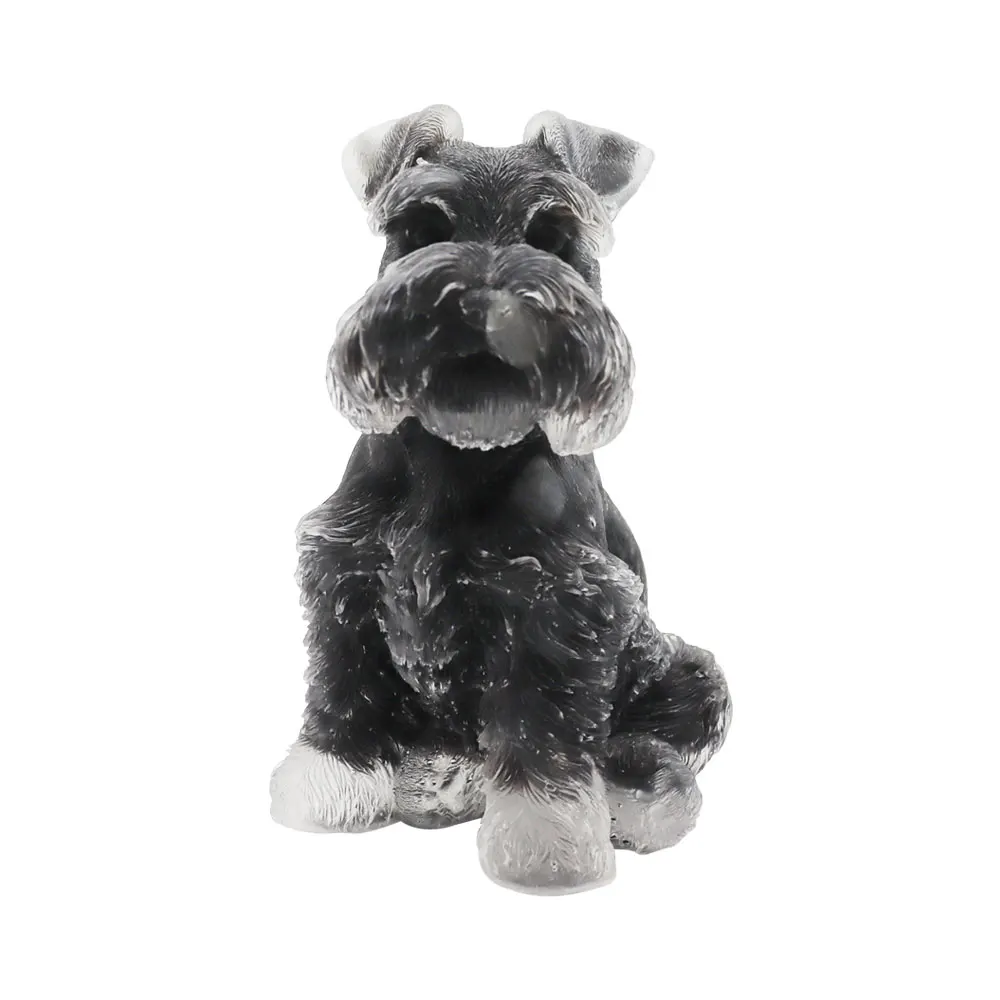 Lovely Crystal Black Obsidian Chips Gravel Resin Dog Figurines Schnauzer for Sale
Lovely Crystal Black Obsidian Chips Gravel Resin Dog Figurines Schnauzer for Sale
