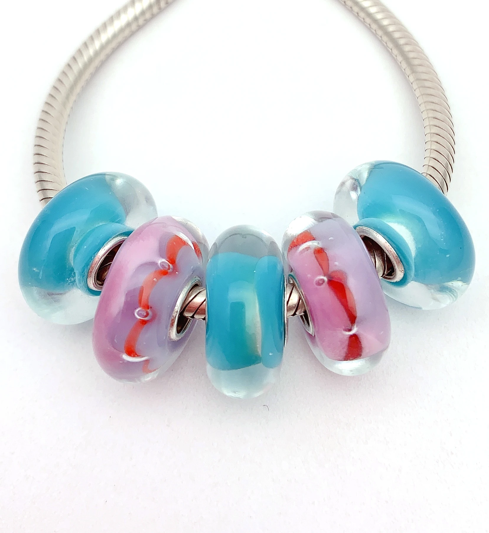 YG166 5X 100% Authenticity S925 Sterling Silver Beads Murano Glassbeads beads Fit European Charms Bracelet diy jewelry Lampwork
YG166 5X 100% Authenticity S925 Sterling Silver Beads Murano Glassbeads beads Fit European Charms Bracelet diy jewelry Lampwork