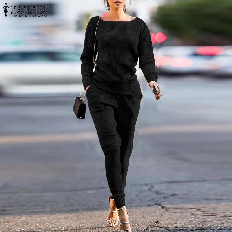Elastic waist Ankle Length Loose Elegant Casual Work Pants ZANZEA Autumn Women Holiday Bohemian Suit Full Sleeve O-Neck Blouse
Elastic waist Ankle Length Loose Elegant Casual Work Pants ZANZEA Autumn Women Holiday Bohemian Suit Full Sleeve O-Neck Blouse
