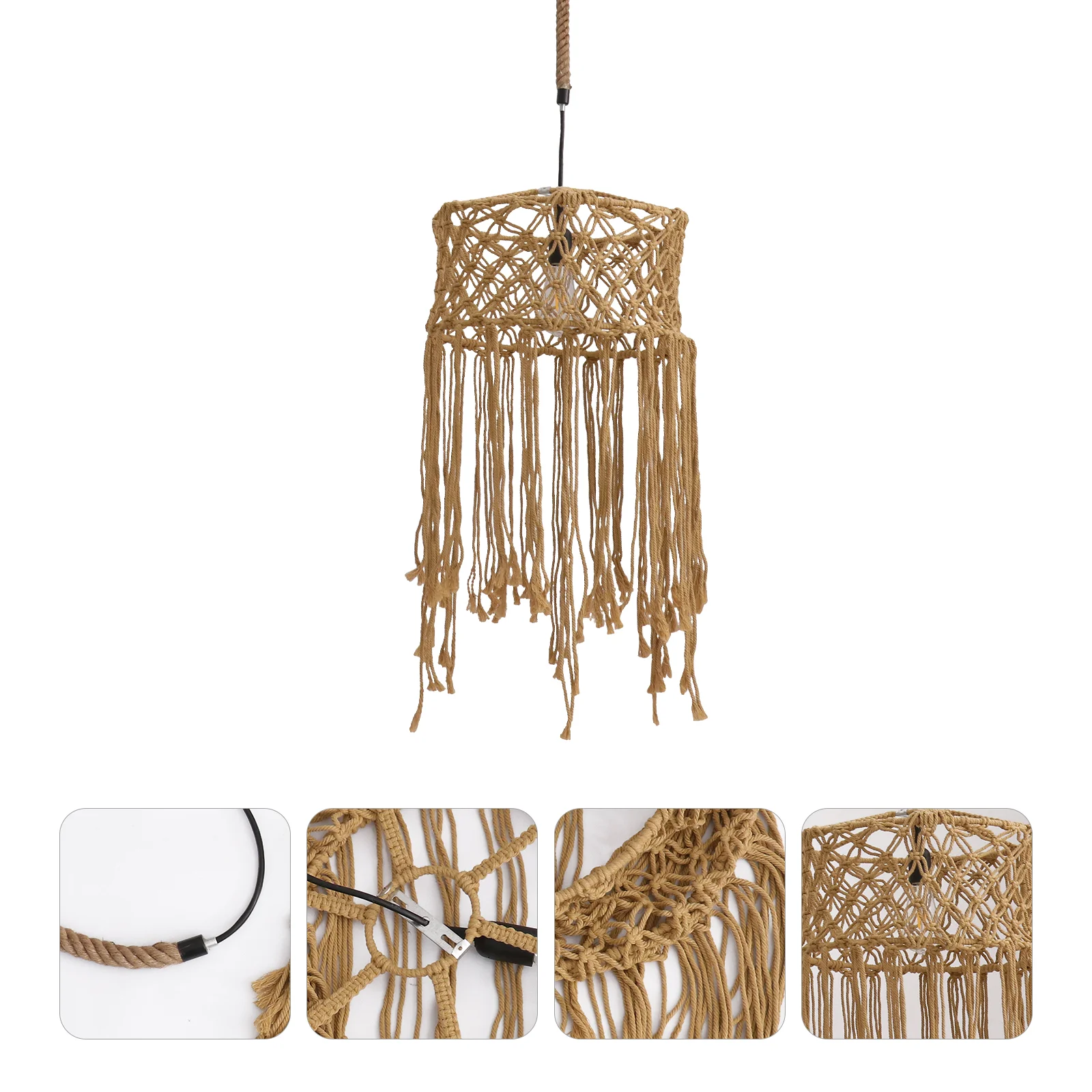 Woven Lamp Shade Shade Fitting, Hanging Pendant for Living Room, Bedroom and Bathroom, Handwoven Bohemian Home Decor
Woven Lamp Shade Shade Fitting, Hanging Pendant for Living Room, Bedroom and Bathroom, Handwoven Bohemian Home Decor