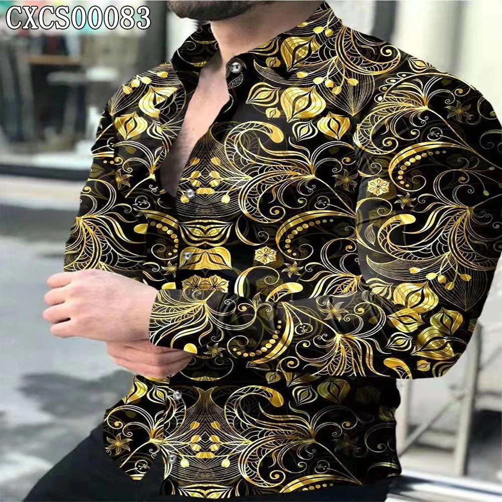 2023 Spring Autumn Men Fashion Shirts Turn-down Collar Buttoned Shirt Men's Casual Digital Printing Long Sleeve Tops Streetwear
2023 Spring Autumn Men Fashion Shirts Turn-down Collar Buttoned Shirt Men's Casual Digital Printing Long Sleeve Tops Streetwear