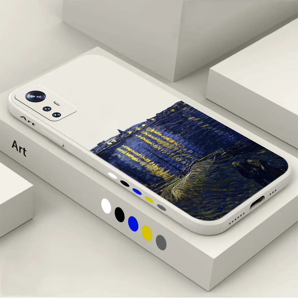 

Чехол для телефона с рисунком Ван Гога для Xiaomi Mi 13 12 12S 12X 11 11T 10 10S 10I 9 9SE 8 8SE Pro Uitra Lite