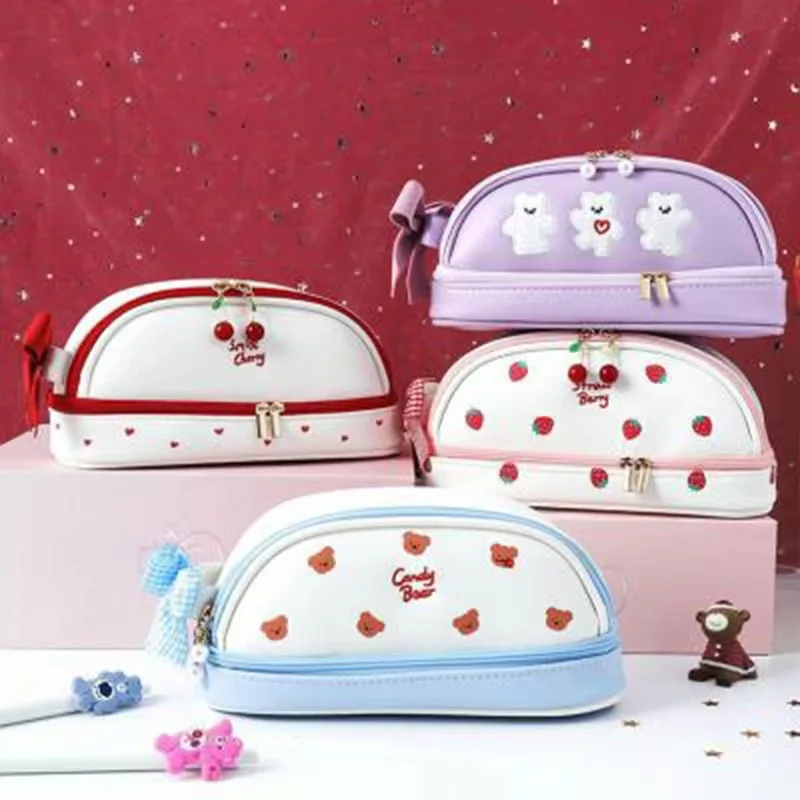 Kawaii Pencil Case Pencil Bag Large Capacity Multiple Colors Optional PU Cute Stationery School Supplies Birthday and Holiday Gi
Kawaii Pencil Case Pencil Bag Large Capacity Multiple Colors Optional PU Cute Stationery School Supplies Birthday and Holiday Gi