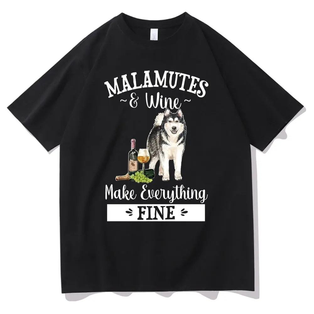 Alaskan Malamute Wine Alaskan Graphic Print T-shirts Men Women Fashion Funny Tshirt Men's Casual Loose Tops T Shirts Male Tees
Alaskan Malamute Wine Alaskan Graphic Print T-shirts Men Women Fashion Funny Tshirt Men's Casual Loose Tops T Shirts Male Tees